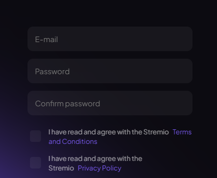 Screenshot: Sign In Form